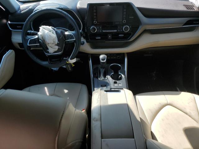 5TDGZRAH9MS533075 - 2021 TOYOTA HIGHLANDER XLE BLACK photo 8