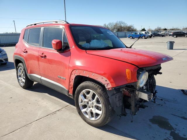 ZACCJABT1GPE33659 - 2016 JEEP RENEGADE LATITUDE RED photo 4