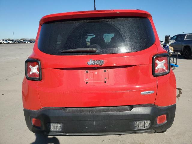 ZACCJABT1GPE33659 - 2016 JEEP RENEGADE LATITUDE RED photo 6