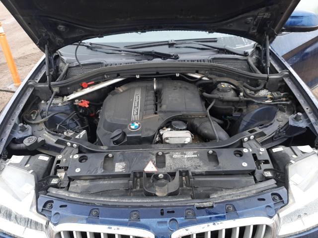 5UXWX7C51F0K32569 - 2015 BMW X3 XDRIVE35I BLUE photo 12