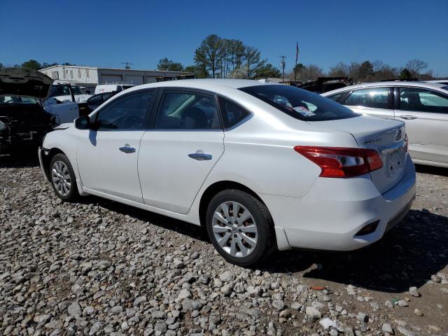 3N1AB7AP2GY242794 - 2016 NISSAN SENTRA S WHITE photo 2