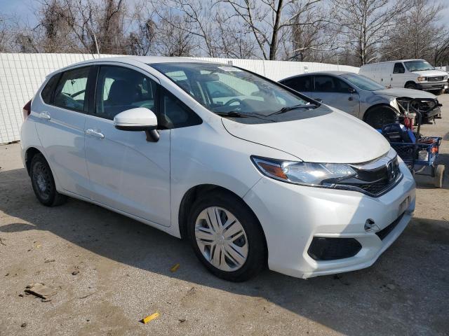 3HGGK5H43KM727230 - 2019 HONDA FIT LX WHITE photo 4