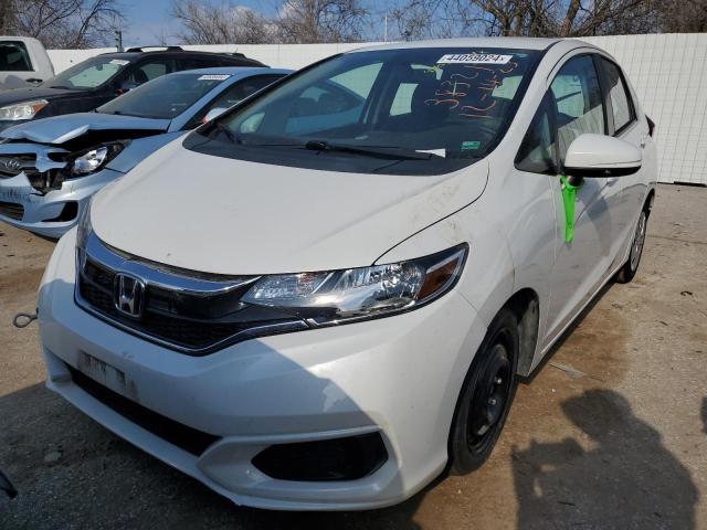 3HGGK5H43KM727230 - 2019 HONDA FIT LX WHITE photo 5