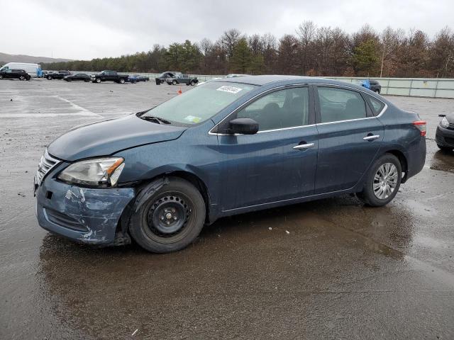 3N1AB7AP4EY208062 - 2014 NISSAN SENTRA S BLUE photo 1