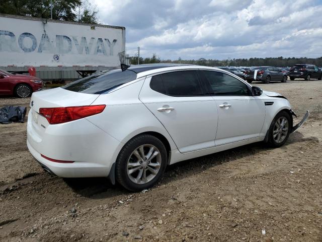 5XXGN4A79CG062955 - 2012 KIA OPTIMA EX WHITE photo 3