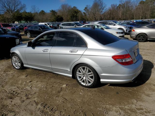 WDDGF81X28F169104 - 2008 MERCEDES-BENZ C 300 4MATIC SILVER photo 2