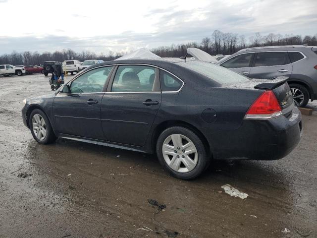 2G1WA5EKXA1223076 - 2010 CHEVROLET IMPALA LS BLACK photo 2