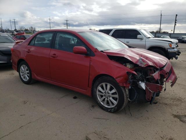 2T1BU4EE4AC456521 - 2010 TOYOTA COROLLA BASE RED photo 4