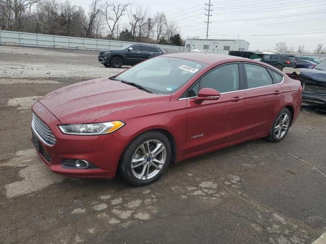 3FA6P0LU6FR224683 - 2015 FORD FUSION SE HYBRID MAROON photo 1