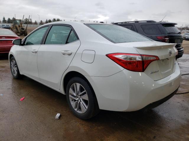 5YFBPRHE7GP494110 - 2016 TOYOTA COROLLA ECO WHITE photo 2