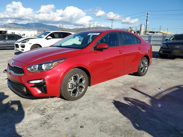 3KPF24AD0ME386591 - 2021 KIA FORTE FE RED photo 1