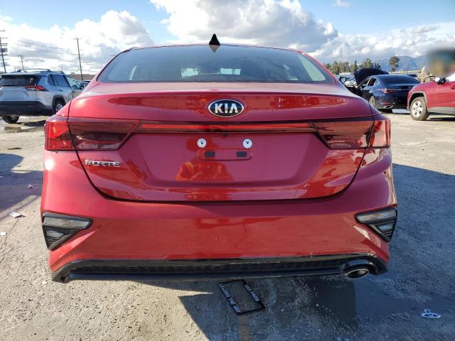 3KPF24AD0ME386591 - 2021 KIA FORTE FE RED photo 6