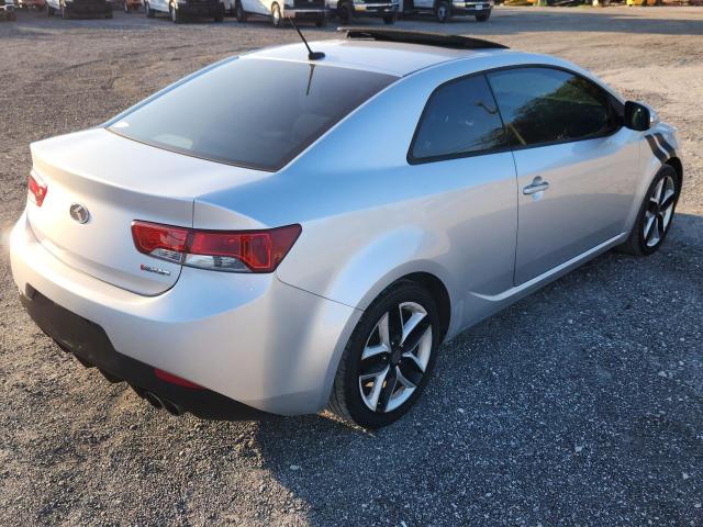 KNAFW6A34A5120003 - 2010 KIA FORTE SX SILVER photo 4