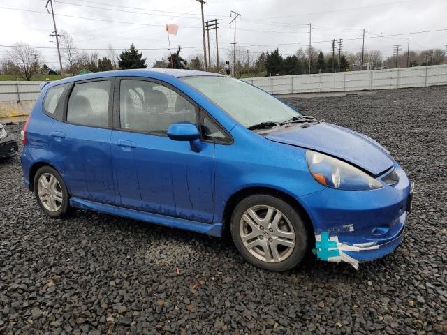 JHMGD38657S041976 - 2007 HONDA FIT S BLUE photo 4