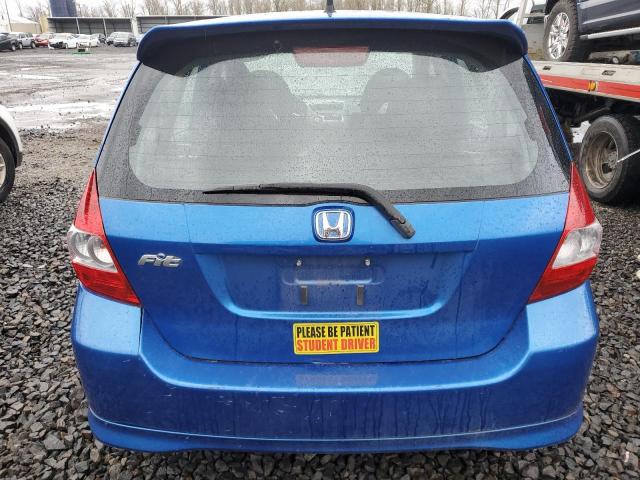 JHMGD38657S041976 - 2007 HONDA FIT S BLUE photo 6