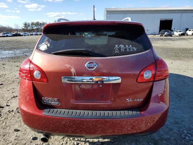 JN8AS5MV6CW411538 - 2012 NISSAN ROGUE S RED photo 6