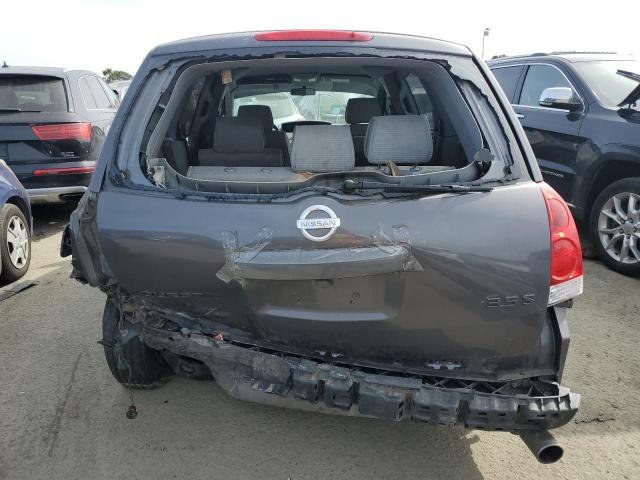 5N1BV28U74N315492 - 2004 NISSAN QUEST S GRAY photo 6