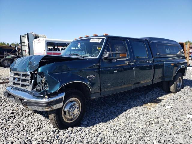 1FTJW35F7VEC22725 - 1997 FORD F350 GREEN photo 2