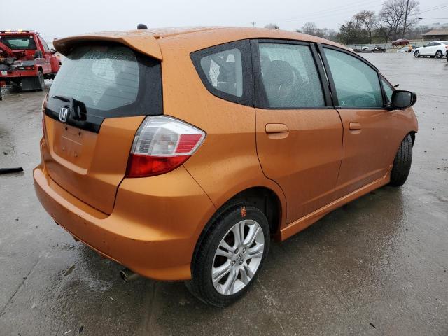 JHMGE88639S063858 - 2009 HONDA FIT SPORT ORANGE photo 3