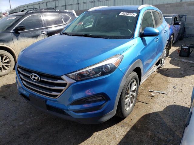 KM8J3CA47JU703602 - 2018 HYUNDAI TUCSON SEL BLUE photo 1