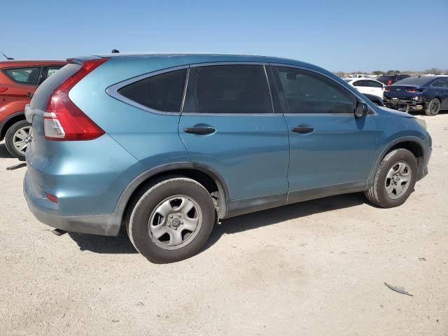 2HKRM3H32FH515606 - 2015 HONDA CR-V LX TEAL photo 3