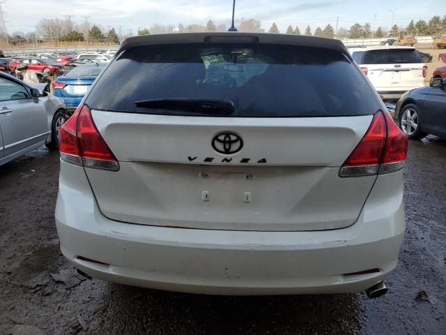 4T3ZK3BB3BU036958 - 2011 TOYOTA VENZA WHITE photo 6