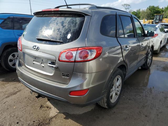 5XYZK4AG6CG142937 - 2012 HYUNDAI SANTA FE LIMITED GRAY photo 3