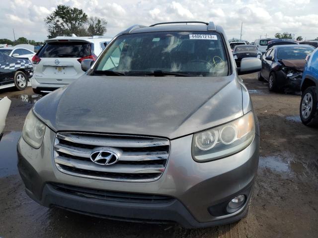 5XYZK4AG6CG142937 - 2012 HYUNDAI SANTA FE LIMITED GRAY photo 5