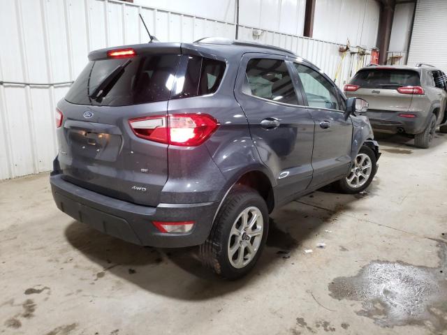 MAJ6S3GL2MC400433 - 2021 FORD ECOSPORT SE GRAY photo 3