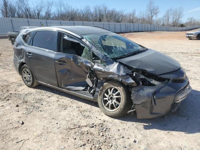 JTDZN3EU9FJ027738 - 2015 TOYOTA PRIUS V GRAY photo 4