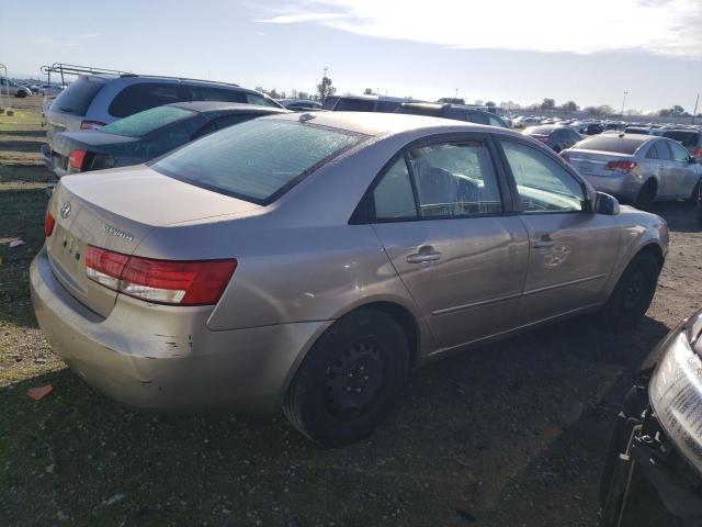 5NPET46C27H269216 - 2007 HYUNDAI SONATA GLS TAN photo 3