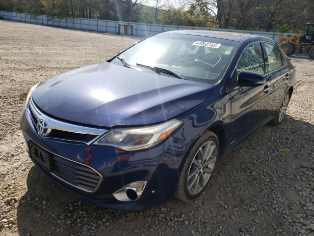 4T1BD1EB1DU006560 - 2013 TOYOTA AVALON HYBRID BLUE photo 2