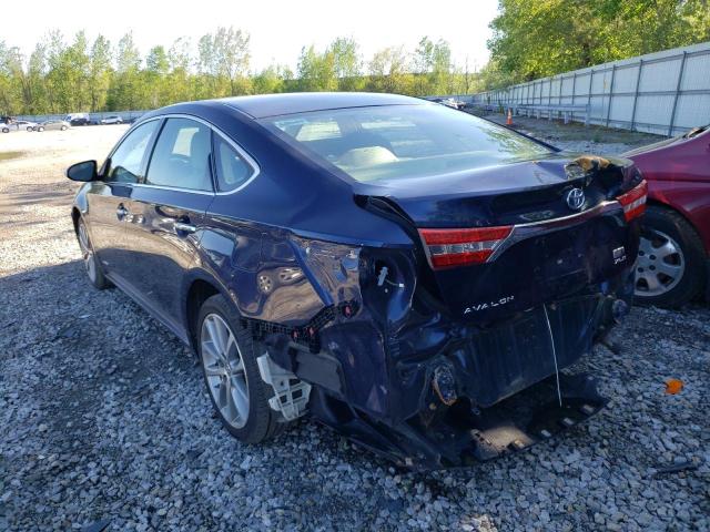 4T1BD1EB1DU006560 - 2013 TOYOTA AVALON HYBRID BLUE photo 3