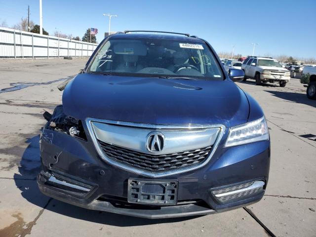 5FRYD4H94GB044109 - 2016 ACURA MDX ADVANCE BLUE photo 5