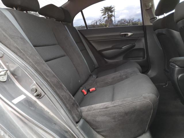 2HGFA1F65BH531543 - 2011 HONDA CIVIC LX-S ნაცრისფერი ფოტო 10