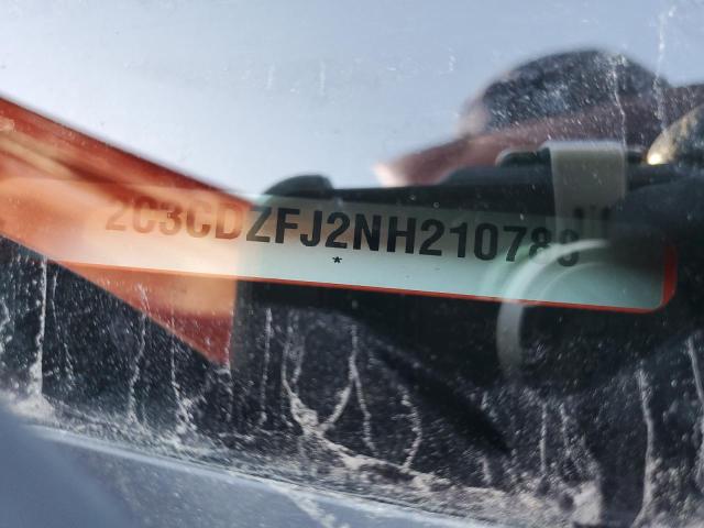 2C3CDZFJ2NH210788 - 2022 DODGE CHALLENGER R/T SCAT PACK ORANGE photo 13