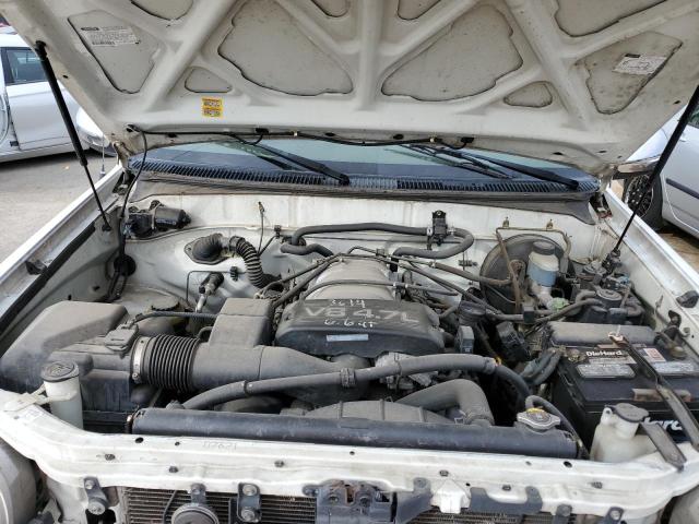 5TBRT3410YS023590 - 2000 TOYOTA TUNDRA ACCESS CAB თეთრი ფოტო 11