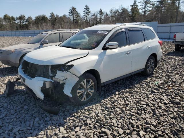 5N1DR2MM8JC652974 - 2018 NISSAN PATHFINDER S WHITE photo 1