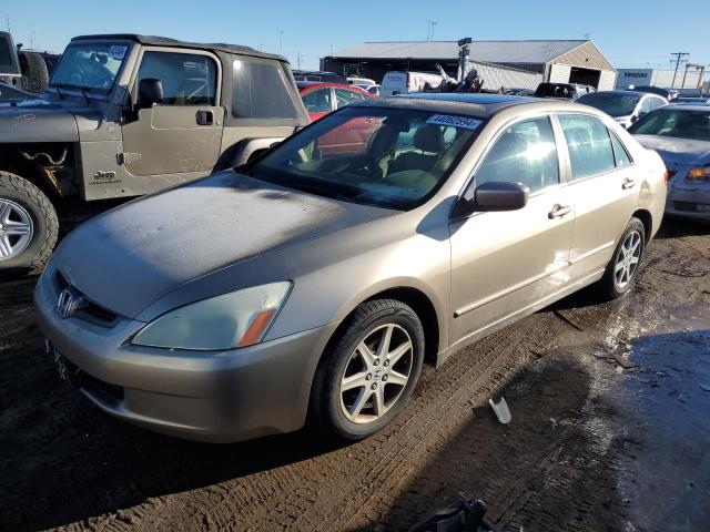 1HGCM66523A092560 - 2003 HONDA ACCORD EX GOLD photo 1