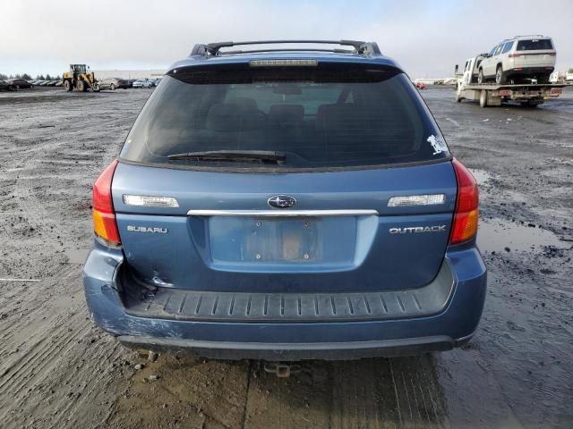 4S4BP61C077342349 - 2007 SUBARU OUTBACK OUTBACK 2.5I BLUE photo 6