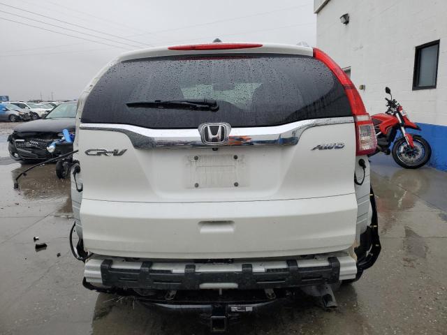 5J6RM4H79GL071043 - 2016 HONDA CR-V EXL WHITE photo 6