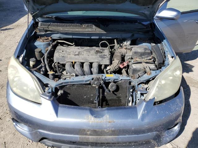 2T1KR32E65C464190 - 2005 TOYOTA MATRIX XR BLUE photo 11