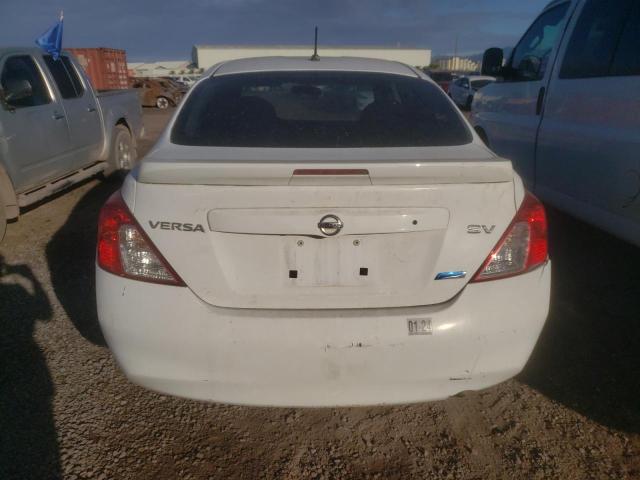 3N1CN7AP4EL816239 - 2014 NISSAN VERSA S WHITE photo 6