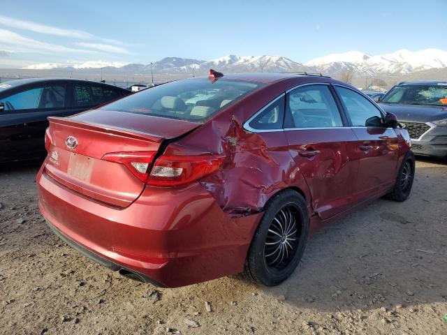 5NPE24AF3GH345336 - 2016 HYUNDAI SONATA SE RED photo 3