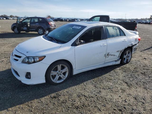 2T1BU4EE8DC987273 - 2013 TOYOTA CORROLA BASE WHITE photo 1