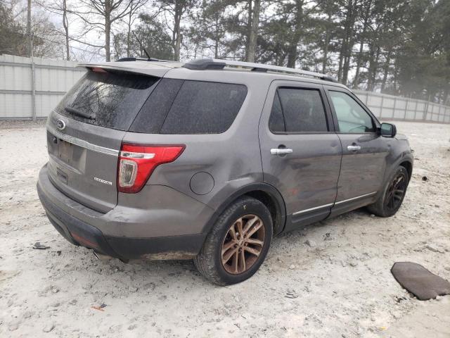 1FM5K7D83EGA42634 - 2014 FORD EXPLORER XLT GRAY photo 3