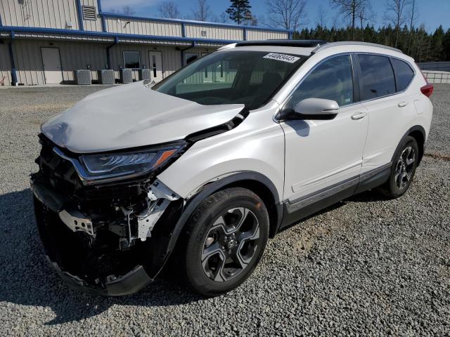 7FARW2H97KE015138 - 2019 HONDA CR-V TOURING WHITE photo 1