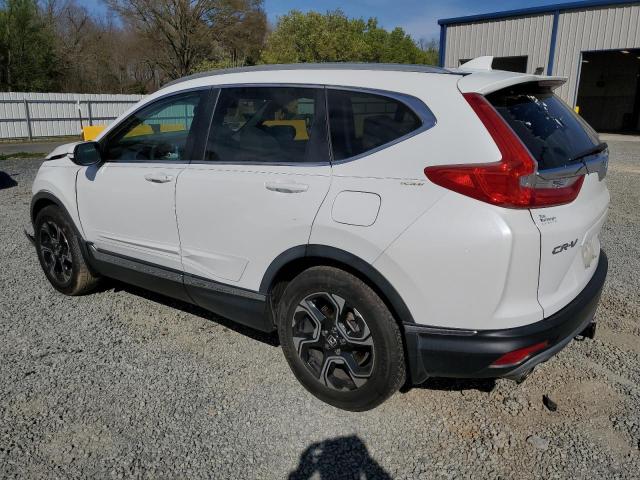 7FARW2H97KE015138 - 2019 HONDA CR-V TOURING WHITE photo 2