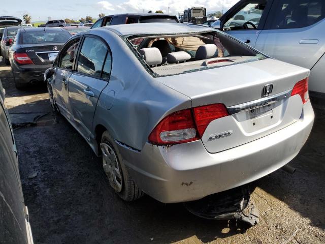 2HGFA1F53BH532973 - 2011 HONDA CIVIC LX SILVER photo 2