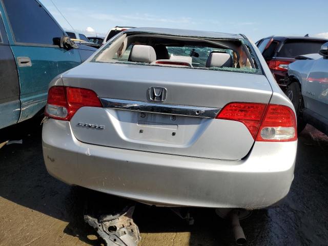 2HGFA1F53BH532973 - 2011 HONDA CIVIC LX SILVER photo 6